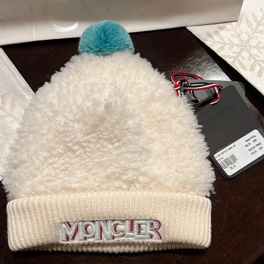 NWT kids Moncler Hat